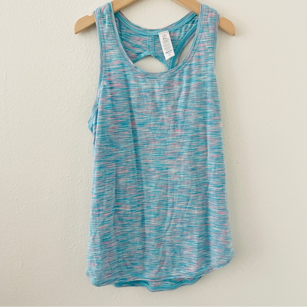 Ivivva by Lululemon Blue and Pink Tank Top - Open Back size 10